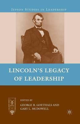 Libro Lincoln's Legacy Of Leadership - G. Goethals