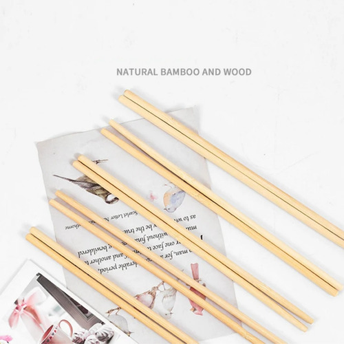 Jg Hashi Bambu 10 Pares Palito Comida Oriental Flor Hot Holl Lisa