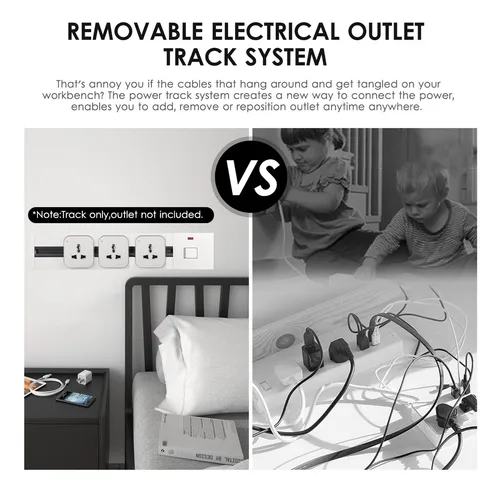 Sistema Eléctrico Extraíble Track Outlet Systems Oculto