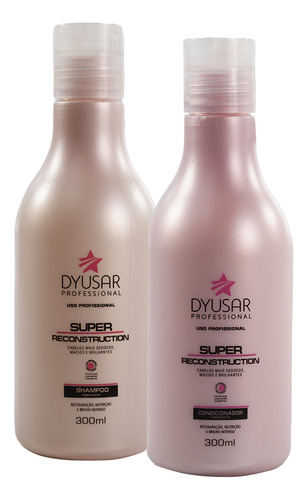 Kit Shampoo 300ml E Condicionador 300ml Linha Super
