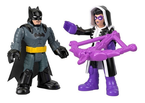 Mini Figuras Dc Imaginext Batman E Huntress - Mattel