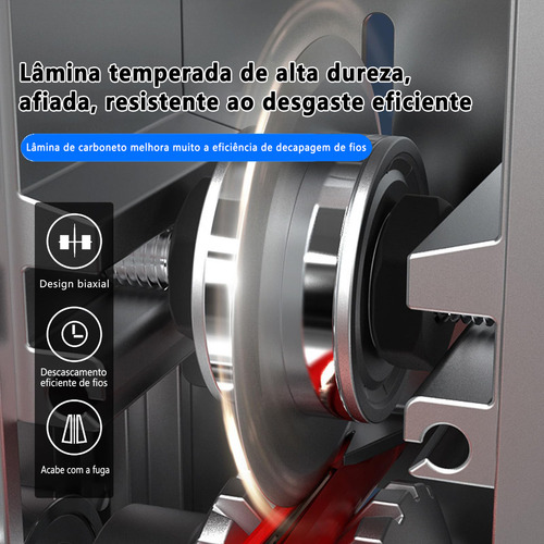 Máquina de decapagem de cabos de cobre ajustavel 1-25mm Decapador De Fios Portátil Descascador De Fios Manual