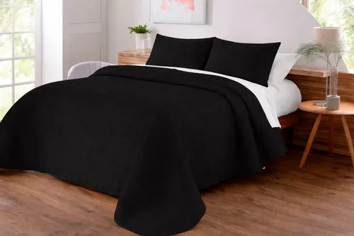Colcha Cobre Leito Matelado Liso Casal 3 Peças
