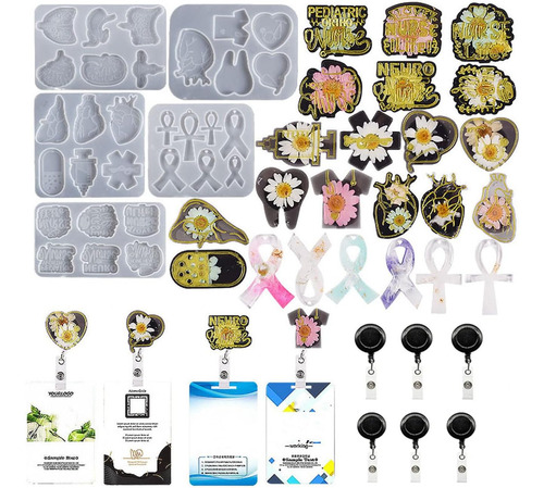 5 Moldes De Carrete De Insignia Temática De Médicos Y...