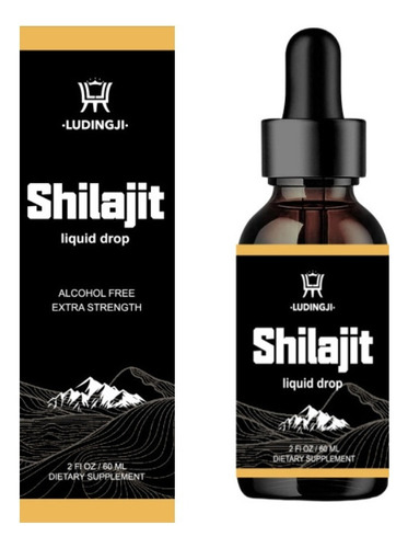 60ml Himalayan Shilajit Resin Liquid Drops 85+ Trace Mineral