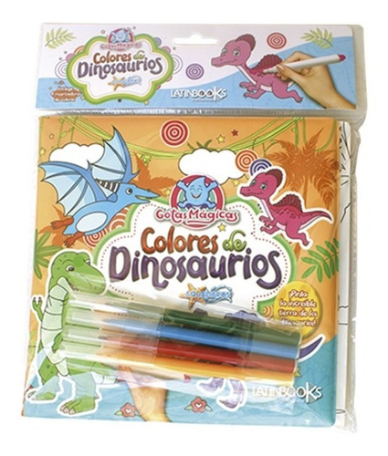 ** Aqualibros ** Colores De Dinosaurios Libro De Goma Agua
