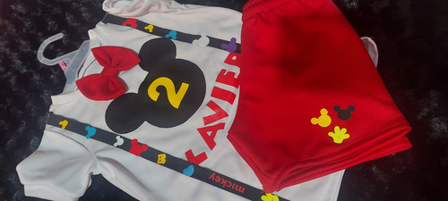 Conjunto Personalizados Niño Traje Mickey Mouse (Usado)