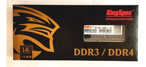 Memoria Kingspec 4gb Ddr3 1600 Mhz 1.35v
