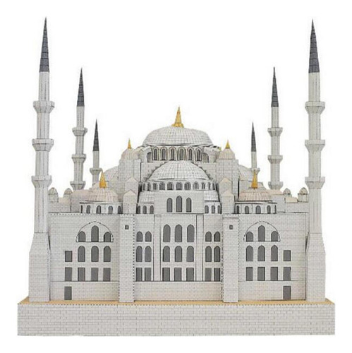 Turquia Mesquita Arquitetura Modelo Kits 3d Papel