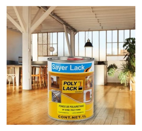 Fondo De Poliuretano Interiores Uf-0700 Poly Lack Sayer 1 Lt