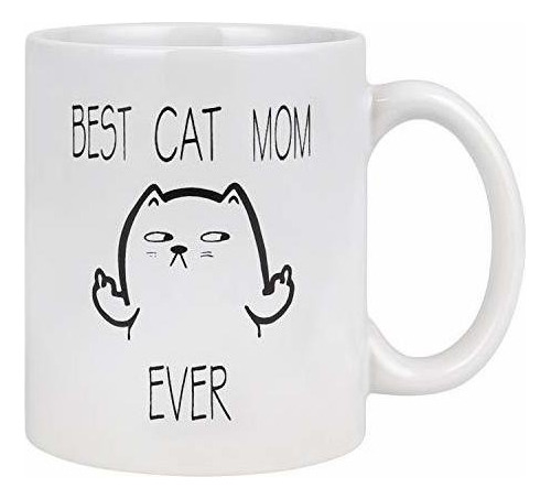 La Mejor Taza De Café Divertida De La Mamá Del Gato Los Mejo