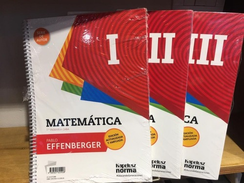 Pack Matemtica 1 2 3 Serie Autor  Effenberger  Kapeiuy