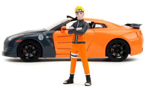 Carro Nissan Gt-r (r35), Naruto Figura Naruto, Escala 1/24, 
