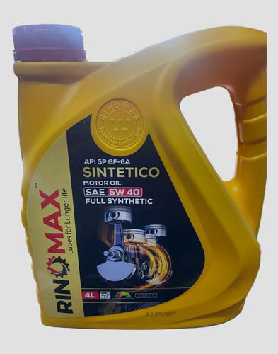 Aceite Sintetico 5w40 4 Lts. Oferta!!