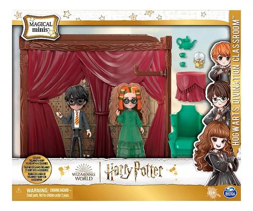 Playset Sala De Advinhacao Com Professora Trelawney E Harry