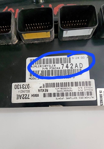 Computadora Ecm 2005 2006 Grand Cherokee 3.7l 56044742ad (Usado)