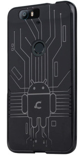 Cruzerlite - Carcasa Para Huawei Nexus 6p, Color Negro