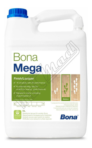 Verniz Bona Mega Brilhante | Base Água | Taco Piso Madeira