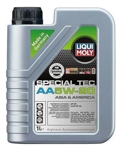 Aceite De Motor Special Tec Aa 5w20 Liqui Moly 1lt