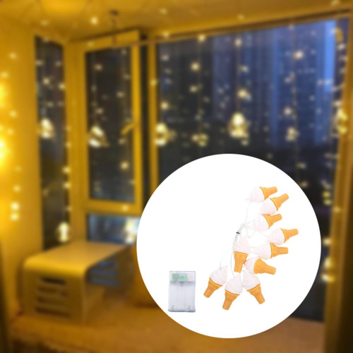 Guirnalda De Luces Led De 2 M Para Navidad, Helado