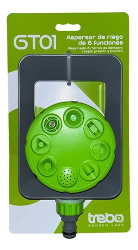 Aspersor De Riego De 8 Funciones Trebo Gt01