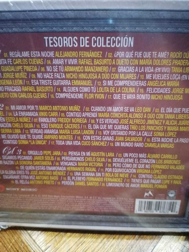 Cd Tesoros Del Corazón Bohemio Flor Yvon Eugenia León Emmanu (Usado)