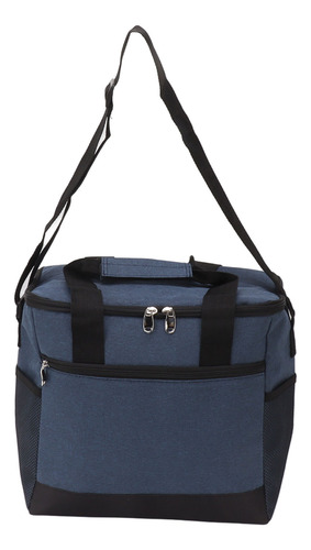 Bolsa Frigorífica Plegable Color Cian, 15 L, Con Aislamiento