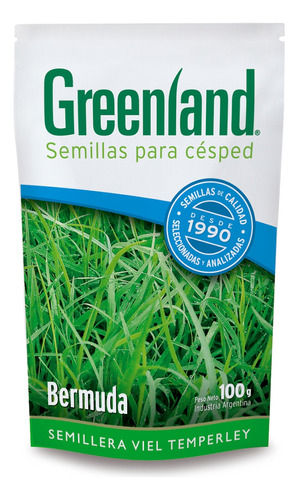 Semillas De Cesped Bermuda Premium Gramilla 100g Greenland