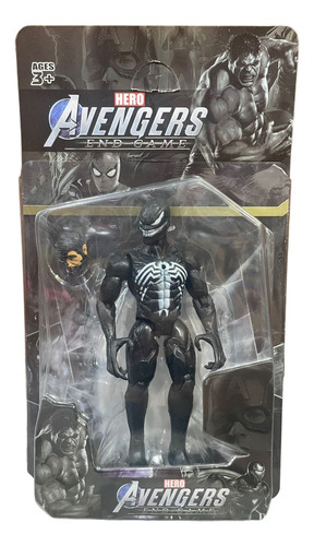 Muñeco Avengers Venom Spiderman Coleccionables + Accesorio 