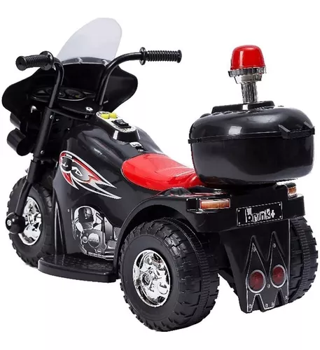 Mini Moto Elétrica Infantil Preto BW006PT