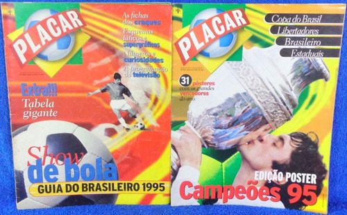 Revista Placar N° 1111, 1106. Ano 95/96 Tem 27 Posters Ler (Usado)