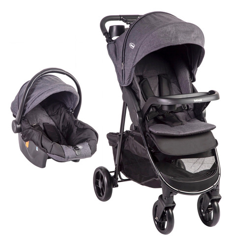 Coche Travel System Bebesit Sienna Gris