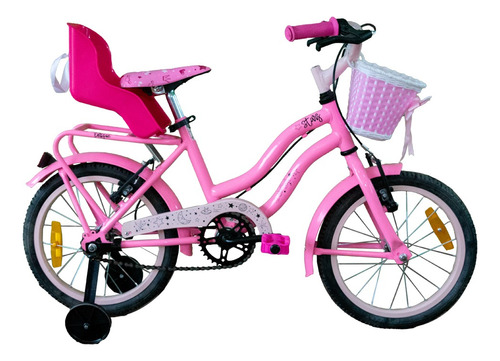 Bicicleta Enrique Stars R14 Con Estabilizadores Rosa 1