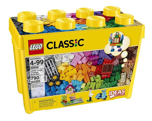 Lego Classic Caja Grande 790 Fichas Caja De Ladrillos 10698