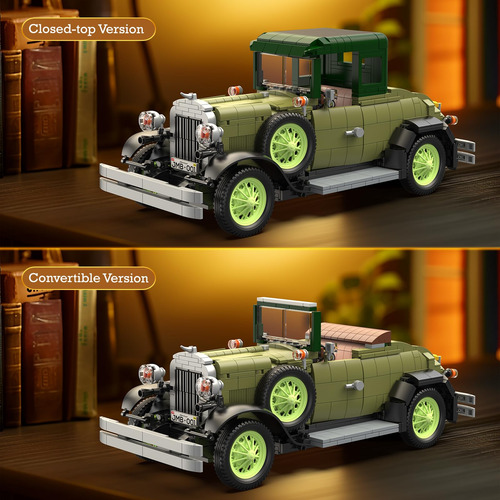 Jmbricklayer Set De Construcción De Coches Vintage Con
