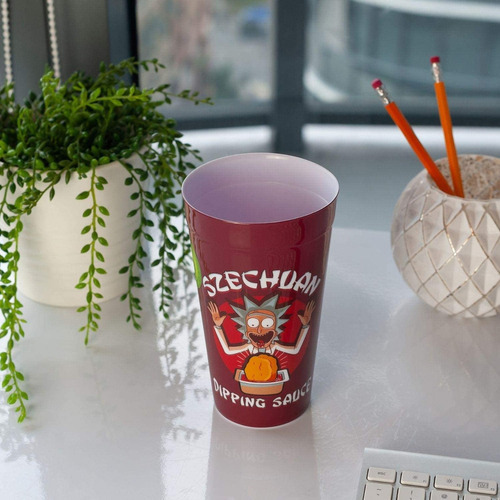 Vaso - Rick & Morty - Rojo - Licencia Oficial