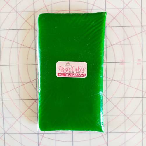 Fondant Verde, Presentación 250gramos, 500gr, 1kg, Fondant