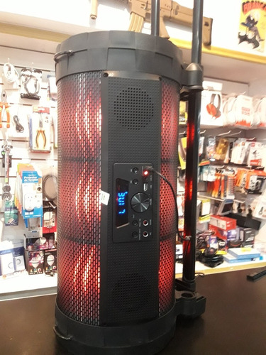 Noga Boombox Parlante Potenciado Karaoke Bluethooth Portátil