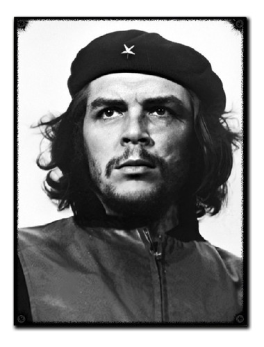 #277 - Cuadro Vintage 30 X 40 - Che Guevara Cuba - No Chapa 
