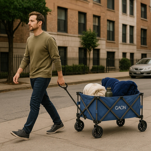 Carrito Vagon Plegable Multiusos De Carga Reforzado Set 2 Pz