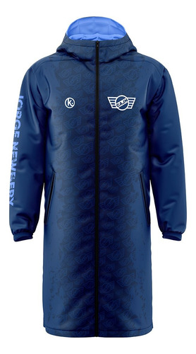 Camperon Impermeable Futbol Kapho Jorge Newbery Azul Adultos