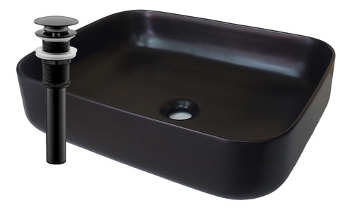 Arenci-ovalín Desagüe Lavabo Denver Negro - Dn 50x39x14 Cms.