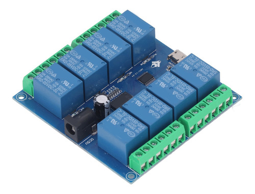 Módulo De Control De Relé, Unidad Usb Gratuita, 8 Canales, 5