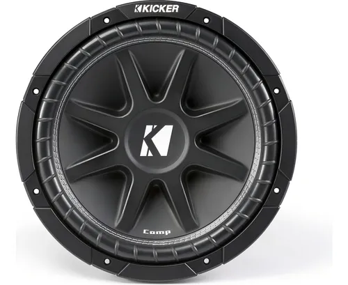 comprar Subwoofer Kicker de 12 polegadas 43c124 Série C12 300w, máximo de 150w Rms, bobina única, 4 ohms, cor preta, 1 alto-falante