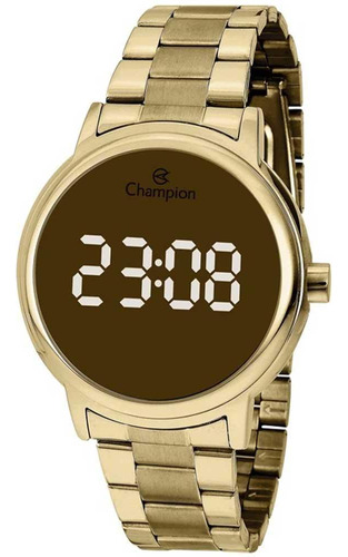 Relógio Feminino Champion Digital Ch40115g - Dourado