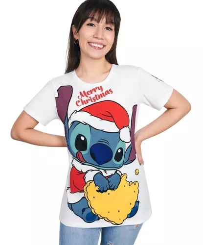 Playera Stitch Moda Verano/ Para Mujer Estampado.