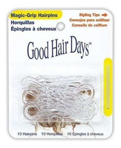 Good Hair Days Crystal Horquillas Magic Grip Crys