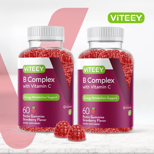 Viteey Gomitas Complejo B Vitaminas C Ácido Fólico 120