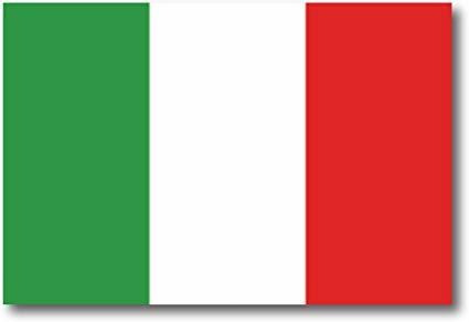 Imán Italiano De La Bandera De Italia Etiqueta Del Coche De 