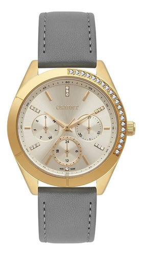 Relógio Orient Feminino Dourado - Fgscm006 C1gx Quartz 36mm